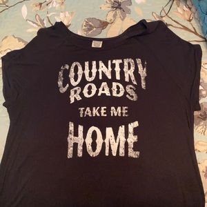 country roads t shirt